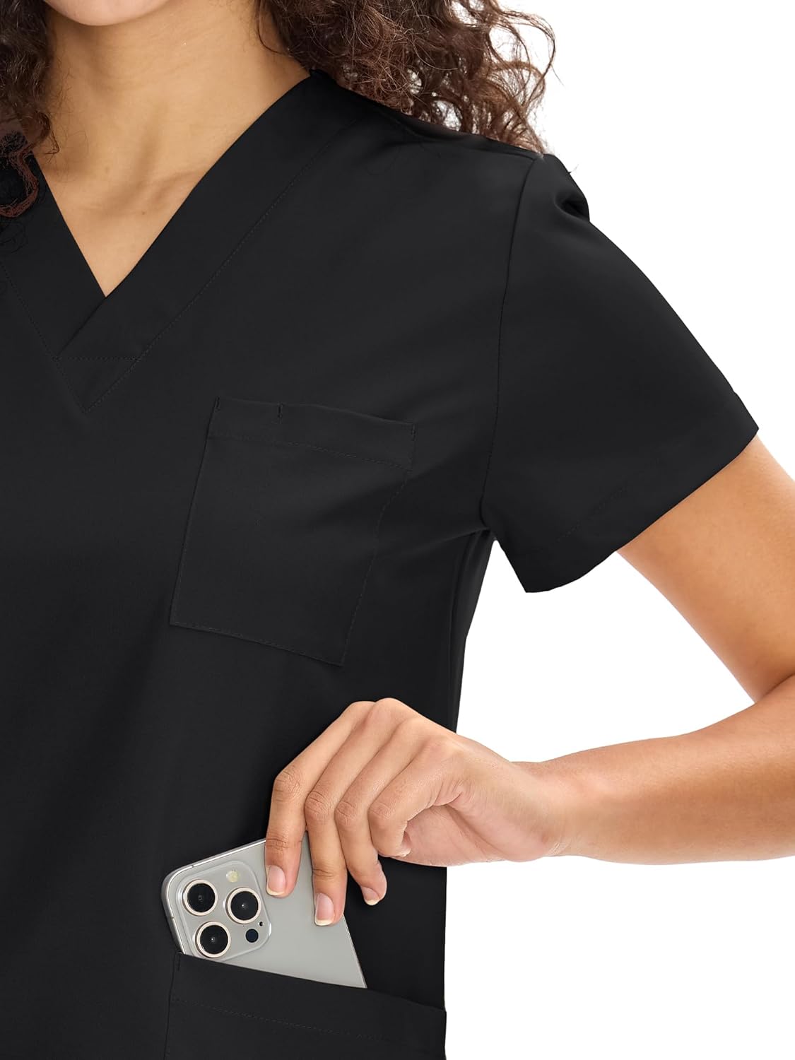 COZYFIT Scrubs for Women Set Medical Uniform - V-Neck Top & Straight Leg Pants with 9 Pockets, Unisex Workwear COZY SCRUBS htl