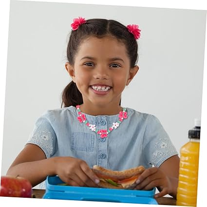 Toyvian Lightweight Kids Necklace Bracelet Set Beads Girls Toys and Jewelry Sets