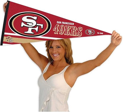 WinCraft San Francisco 49ers Pennant Banner Flag
