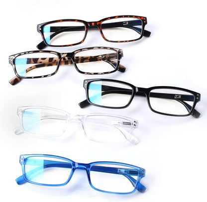 Kerecsen 1-Pack Reading Glasses Blue Light Blocking,Spring Hinge Readers for Men Women,Computer Eyeglasses
