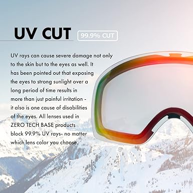 Compatible Replacement Lens for Smith IO Snow Goggles Mirror type