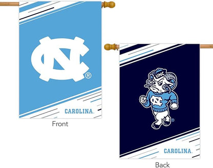 University of North Carolina NCAA Licensed Double-Sided House Flag 28" x 40" Briarwood Lane