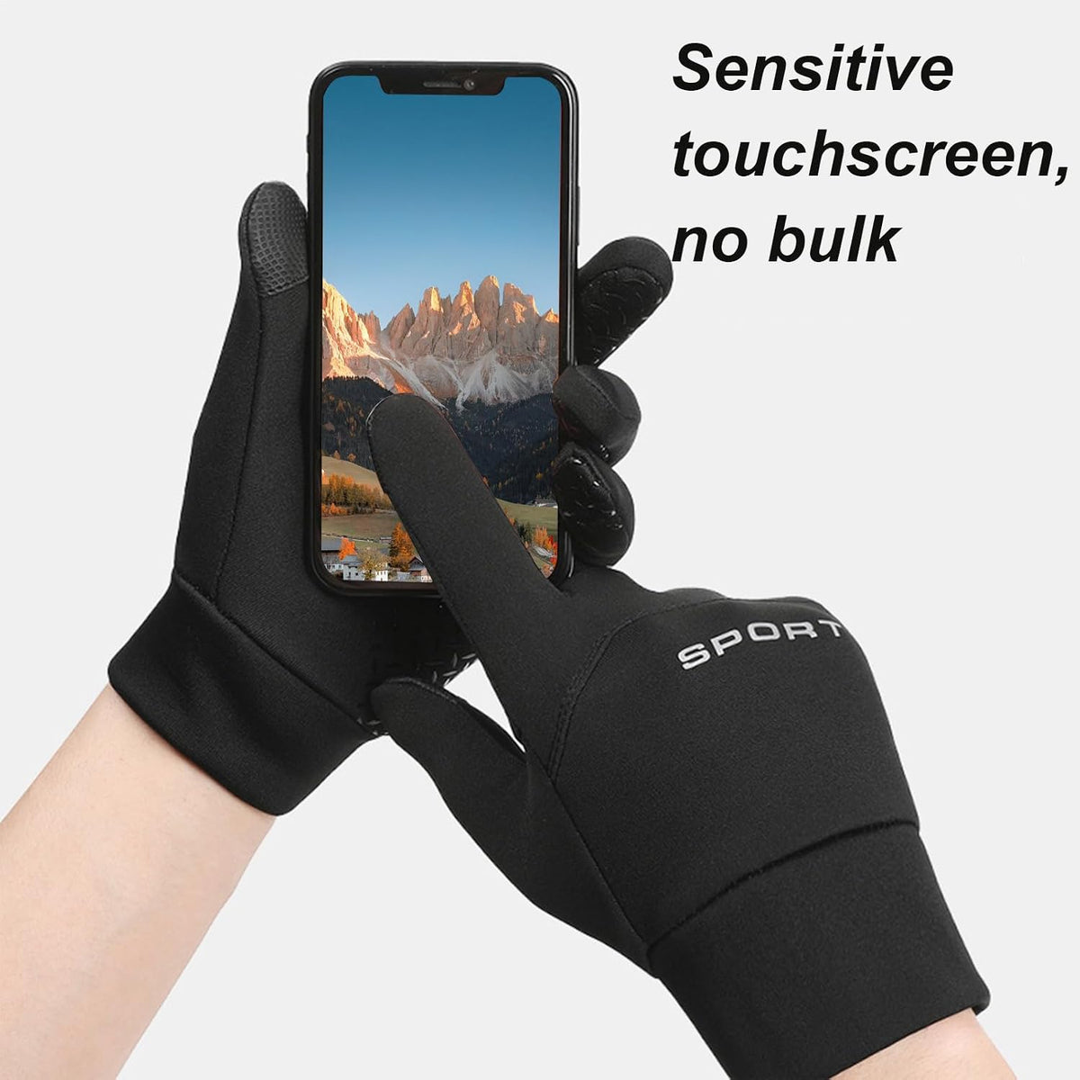 Electric Gloves – USB Heated Handwear, Waterproof Windproof Fleece Interior | Outdoor Cycling, Winter Sports, Motorbike( only gloves )