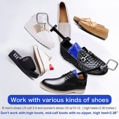LANNEY Shoe Stretcher for Women & Men Wide Feet - Premium Shoe Expander Widener Stretch Length Width ( Not in original packaging / Not accessories included. )