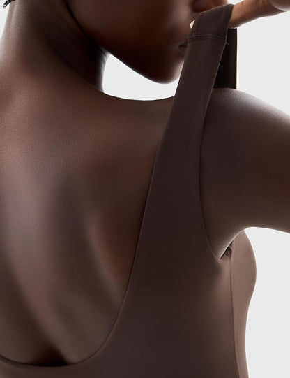 PUMIEY Bodysuit for Women Sleeveless Backless Tank Top Sharp Collection