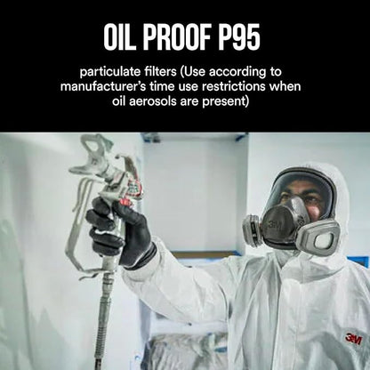 3M Organic Vapor Performance Cartridge, 3 Pairs, For Use With 3M 6000, 6500  7500 Series Facepieces, NIOSH-APPROVED OV For Use Against Certain Organic Vapors, Easy-To-Attach Design (6001P3-DC)