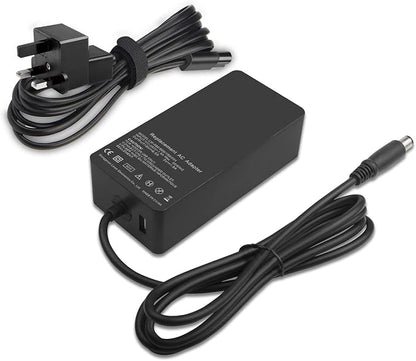 Surface Dock Charger 90W 15V 6A Surface Charger AC Adapter Power Supply for Microsoft Surface Dock, Microsoft Surface Pro 4 Book Docking Station with 6.2ft Power Cord USB Port