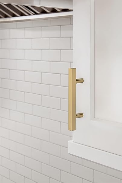 Amerock BP37170CZ Everyday Modern Cabinet Pull, 3 in (76 mm) Center-to-Center, Champagne Bronze