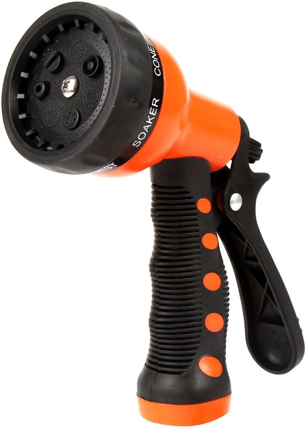 Garden Hose Nozzle Handheld Sprayer 7 High Pressure Patterns Watering Nozzles Spray Gun