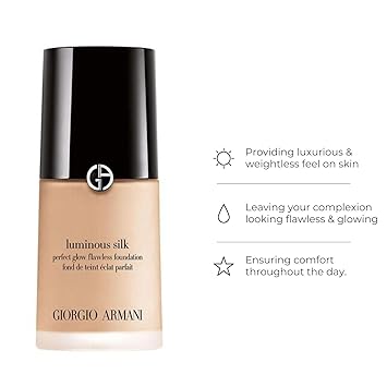 GIORGIO-ARMANI Luminous Silk Foundation 30 ml.  3.5 - light to medium with warm undertone