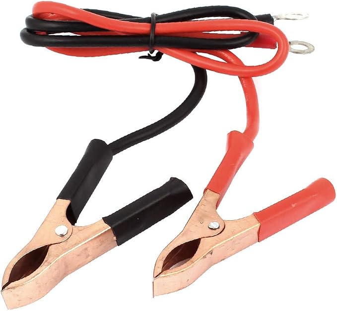 New Lon0167 30A Crimp Terminals Polar Clamps Battery Booster Clip Jumper Cable 10AWG(30A Crimp - Terminals Polarklemmen Batterie - Booster - Clip - Überbrückungskabel 10AWG