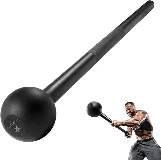Yes4All Steel Mace Bell for Strength Training For Woman & Man (10 lbs)