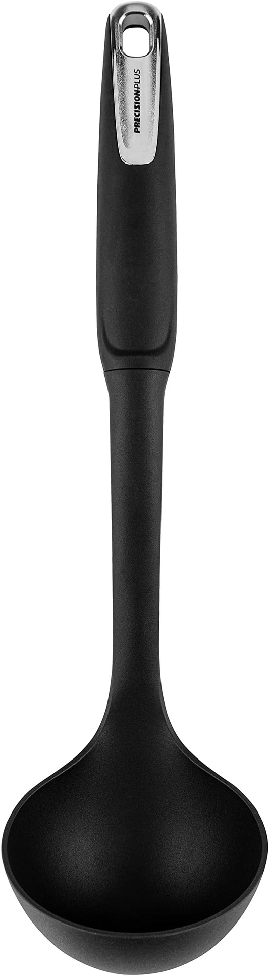 T832181 Precision  Nylon Ladle with Hanging Loop, Softtex Handles, Black