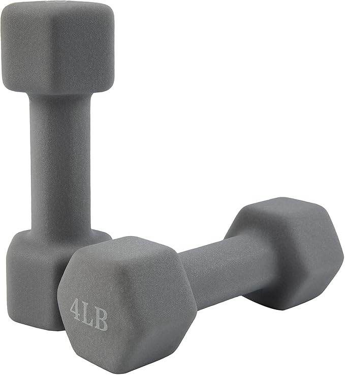 Saorzon Dumbbells Set of 2 Exercise Fitness Dumbbell for Home Gym Free Weights Hand Hex Dumb Bells