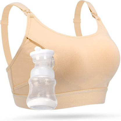 Momcozy Adjustable Breast-Pumps Holding and Nursing Bra ( Does not come with a pumping bra hands )