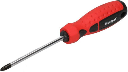 PZ2 x 100mm Pozi Electrical Screwdriver with Magnetic Tip and Rubber Handle