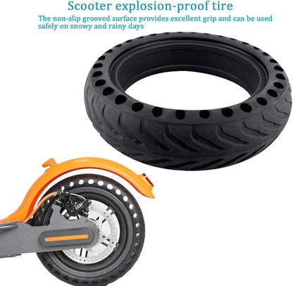 Solid Tires for Xiaomi m365 Electric Scooter Mijia M365, Gotrax GXL V2, 8.5 Inches Electric Scooter Wheels Front or Rear Replacement Honeycomb Solid Tires