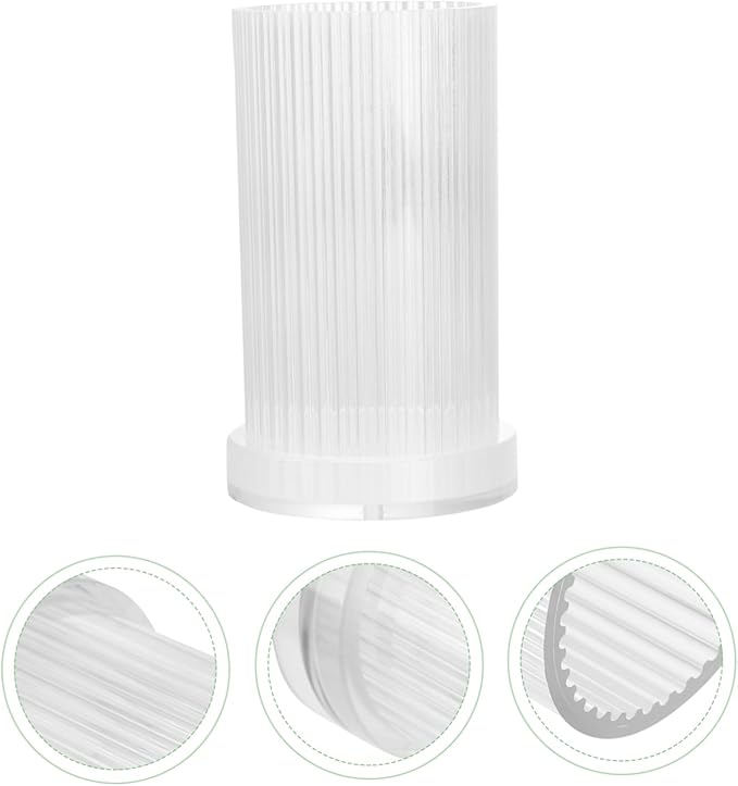 Candle-Making-Molds Plastic DIY Candle Mould Vertical Stripe 5  10.2cm Molding Candle for Handmade Crafts
