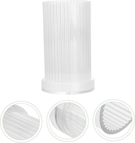 Candle-Making-Molds Plastic DIY Candle Mould Vertical Stripe 5  10.2cm Molding Candle for Handmade Crafts