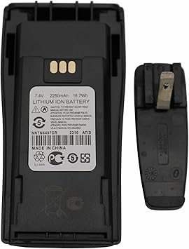 NNTN4497CR 7.4V 2250mAh Li-ion Battery for Motorola CP040 CP140 CP150 CP160 CP180 CP200 CP200D CP200XLS EP450 EP450S GP3188 GP3688