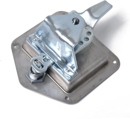 jojofuny Box Lock Safety Lock No Cover Included Stainless Steel T-Shape Handle Easy Install Holes Design