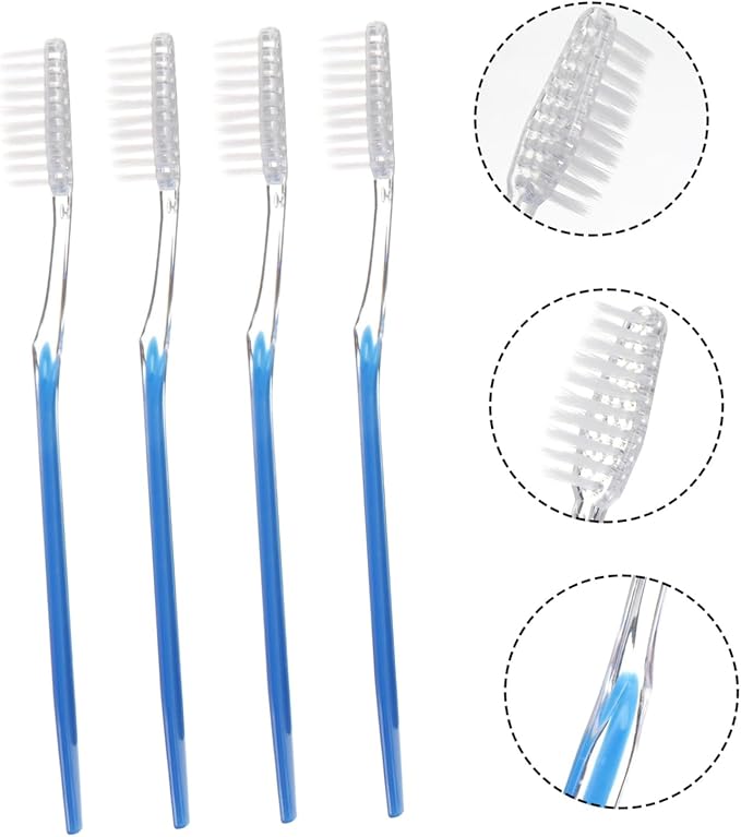 30Pcs Disposable Toothbrush for Travel Soft Bristle Toothbrushes for Guests for Hotels and Trips Convenient Travel Essentials