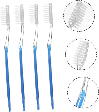 30Pcs Disposable Toothbrush for Travel Soft Bristle Toothbrushes for Guests for Hotels and Trips Convenient Travel Essentials