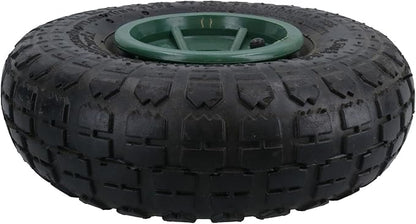 10 Inch Pneumatic Wheel For Sack Truck Carts Wheelbarrows 16mm Bore 2pc