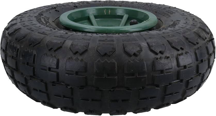 10 Inch Pneumatic Wheel For Sack Truck Carts Wheelbarrows 16mm Bore 1pc