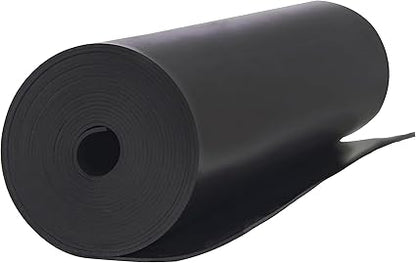 Neoprene Rubber Sheet Solid Rubber Strips Roll PadInsulation for Weather Stripping, Gasket, Shield, Costume, Seal, DIY (116" (.062") Thick, 12" Wide X 10' Long)