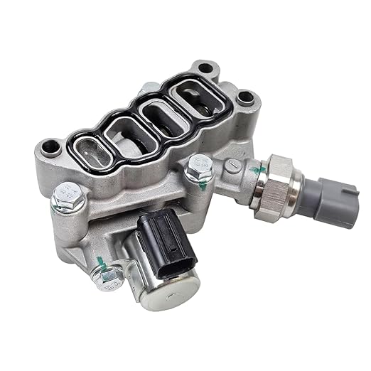 15810-RKB-J01 Engine Variable Valve Timing (VVT) Solenoid, VTEC Solenoid Spool Valve, Transmission Clutch Dual Linear Shift Solenoid  Fit for Honda Accord Odyssey Pilot V6 3.0L 3.5L  OE 918-078