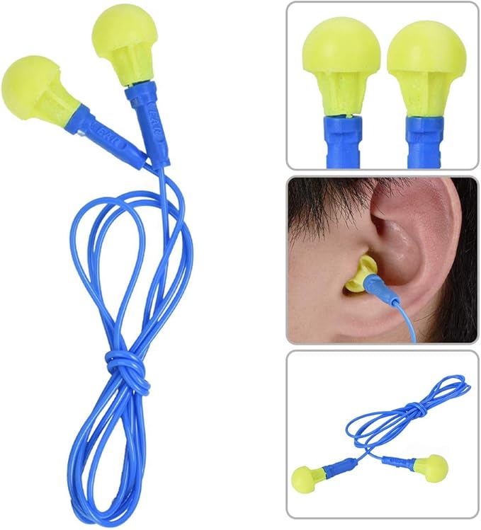 Foam Earplugs, 1 Pair of Soft Foam Anti-Noise Earplugs Sound Insulation Ear Plugs