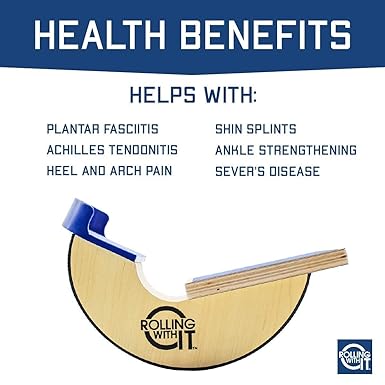 Premium Calf Stretcher and Foot Rocker for Plantar Fasciitis Relief, Achilles Tendonitis, Increase Mobility and Flexibility, Improve Range of Motion With our Foot Stretcher