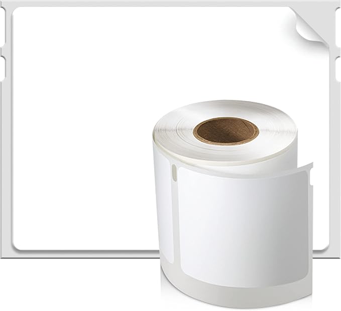 DYMO Authentic LW Large Multi-Purpose Labels, DYMO Labels for LabelWriter Label Printers, 2-18" x 2-34", 1 Roll of 320