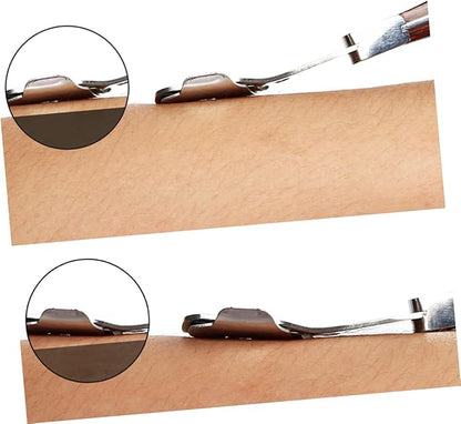 Stainless Steel Foot Scrapper Nail Cuticle Remover Tool Set Pedicure Remover for Dead Skin