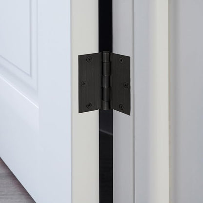 Design House 181495 3.5 x 3.5 Square Corner Hinge, Oil Rubbed Bronze, 3 Count (Pack of 1)