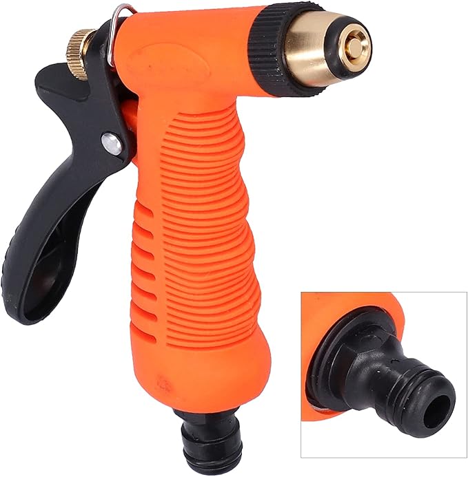 Generic Hose Sprayer Nozzle, Portable High Pressure Garden Hose Nozzle for Car Washing for Garden Watering, Genericwfz15a4yst