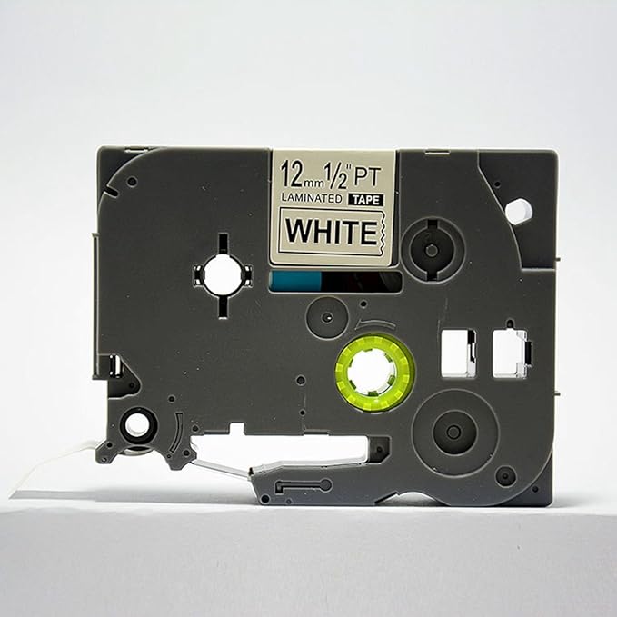 Black on White Cassette Compatible for Brother Sticky TZ-S231 TZe-S231 Label Tape 12mm x 8m (1/2 x 26")