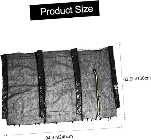 VANZACK Trampoline Protection Net Trampoline Fence Trampoline Net Replacement Trampoline Netting Replacement Tranpoline Trampoline Safety Net Trampoline Net Parts Guard Net Pp Nylon Bounce