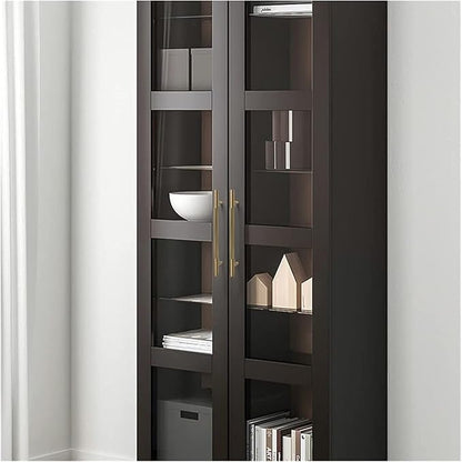 Door Handles Hardware Furniture Cabinet Brass Handles, Wardrobe Cabinet Door Handles,Single Hole (Size : Hole Centers: 96mm)