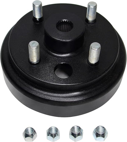 Golf Cart Brake Drum Hub Assembly Compatible with EZGO TXT 1982-Up Electric Vehicles Models,Replaces 19186-G1 19186-G1P 17082-G2 17298-G1