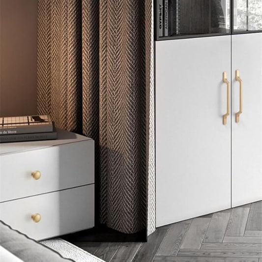 Handles Drawer Cabinet Furniture Kitchen Handles for Cabinet Knob Door Drawer Furniture Kitchen Modern Simple Golden Hardware,2018,160