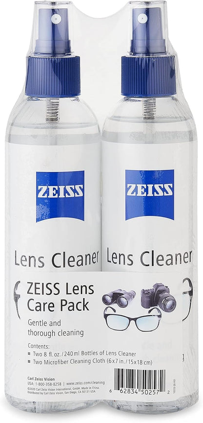 ZEISS Lens Care – 2x 8oz Streak-Free Lens Spray for Eyeglasses and Optics (2 pack)