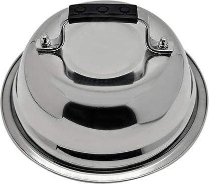 Outset Burger Cheese Melting Dome for Grill, Griddle, and Stovetop, Stainless Steel