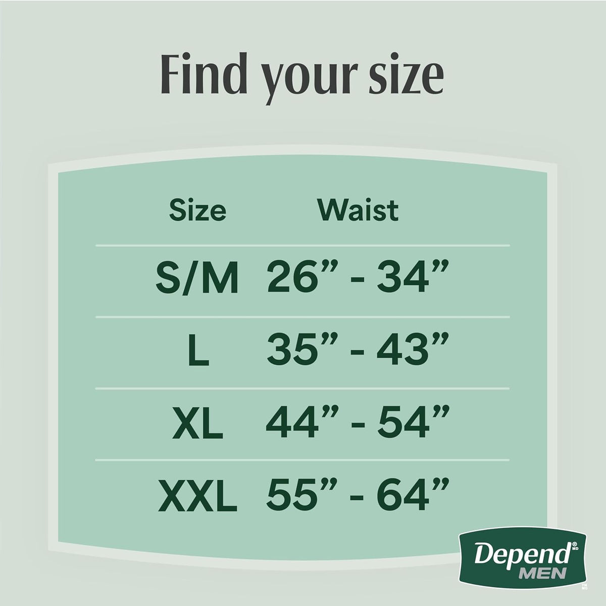 Depend Fresh Protection Adult Diapers, Incontinence Underwear for Men, Disposable, Maximum, Large, Grey, 17 Count, Packaging May Vary