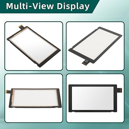 AUTOKAY Front Outer Lens LCD Touch Screen Digitizer Replacement Part (NO LCD Screen) with Opening Tool Fits for Nintendo Switch