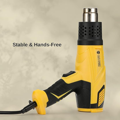 SainSmart Heat Gun, 1800W, Variable Temperature Control 120 F-1202 F, Fast Heat Hot Air Gun Soldering, with 4 Nozzles for Crafts, Epoxy Resin, Shrinking tubes, Stripping Paint, and Shrink Wrapping