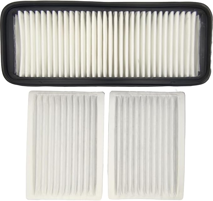 Cabin Air Filter Kit for Kubota 6A671-75090 014520-0804 T1855-71600 Inner Recirculation Outer Roof B3000 B3030 L3240 L3540 L3560 M5040 M5140 M6040 M6060 M7040 RTV1100 SVL75C SVL90C