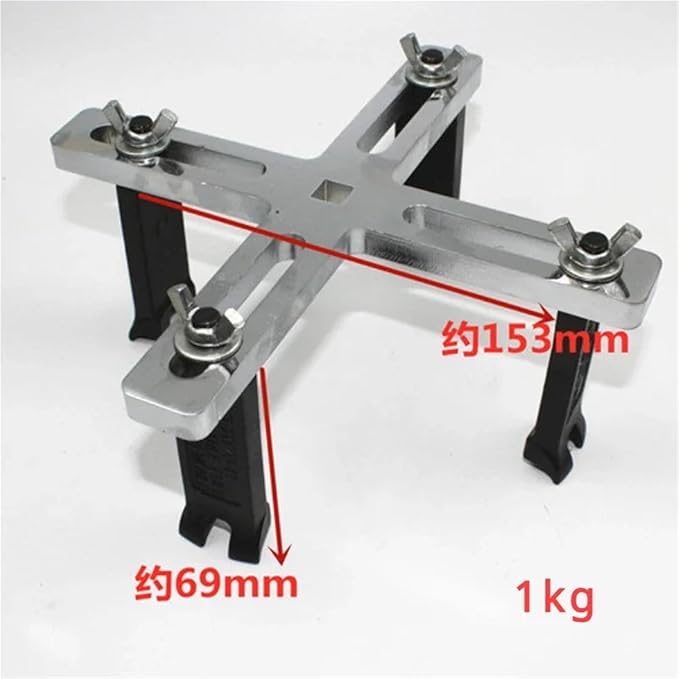 4 Jaws Fuel Tank Cap Removal Tool Universal Fuel Pump Removal Tool Lock Ring Wrench Anti-Slip Pump Cover Removal Tool(4 Jaws)