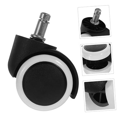 ARTIBETTER 4Pcs Office Chair Caster Wheels Swivel Rolling Chair Replacement Casters for Office Barber Chairs Stylish Design Optimal Stability Rotation